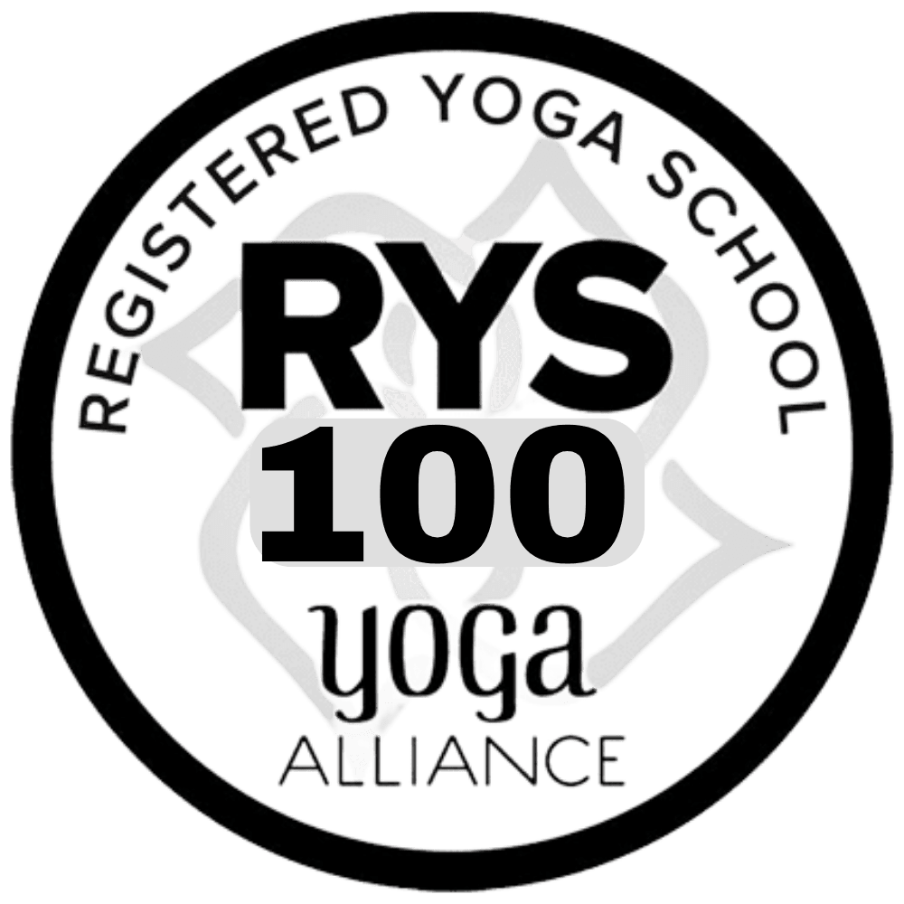 Yoga Alliance RYS 100-hour accreditation badge